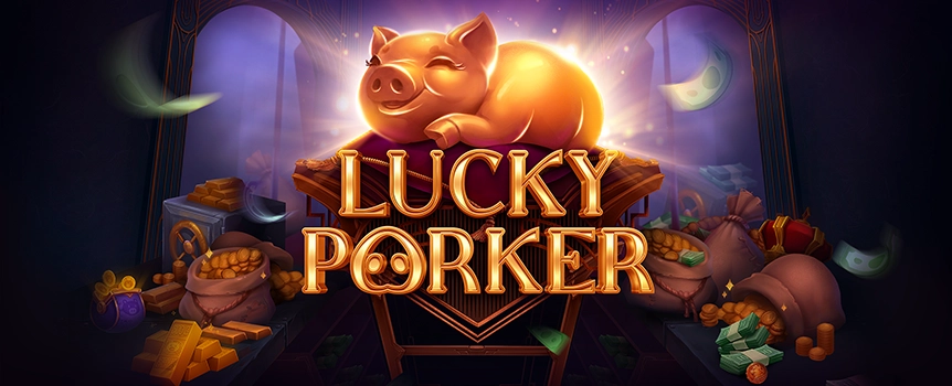 Lucky Porker is an exciting Money-themed Pokie with some Gigantic Cash Payouts on offer! Take a spin today.