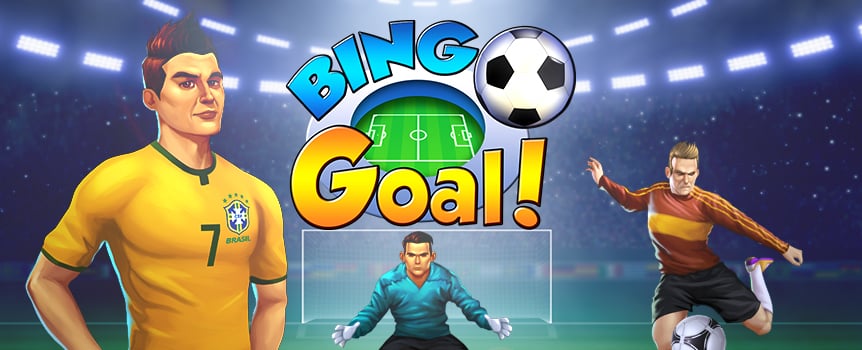 Strap on your shin pads and take to the pitch as thousands of screaming fans cheer you on in this exciting bingo game. Bingo Goal takes you straight to the heart of the action as you play up to four bingo cards in search of the Penalty Kick Bonus. If your kick finds the back of the net you’ll score more than just a goal, with huge payouts on offer. If you fall just one number short and need some added injury time, you can buy up to 12 extra balls. Plus, mark a winning pattern within 30 balls and you’ll trigger the progressive jackpot!