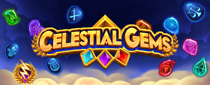 Celestial Gems is a 5 Reel slot Featuring Increasing Multipliers, Free Spins, and Massive Prizes. Have a spin today.