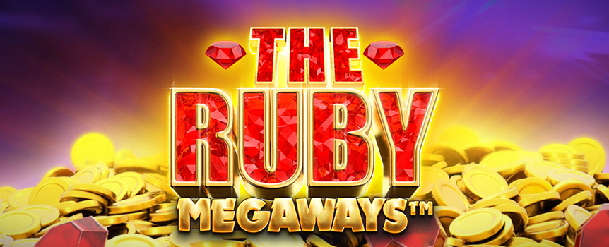 With 117,649 ways to win and the chance to score prizes up 37,500x your stake - The Ruby Megaways is a pokie with huge Payouts on offer!